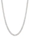 Saks Fifth Avenue Women's 14k White Gold & 15 Tcw Lab Grown Diamond Tennis Necklace/18" In White Gold