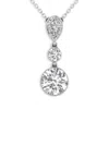 Saks Fifth Avenue Women's 14k White Gold & 1.50 Tcw Lab Grown Diamond Pendant In White Gold