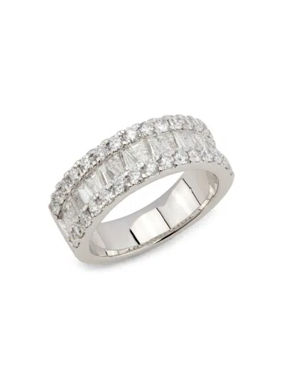 Saks Fifth Avenue Women's 14k White Gold & 1.75 Tcw Lab Grown Diamond Ring