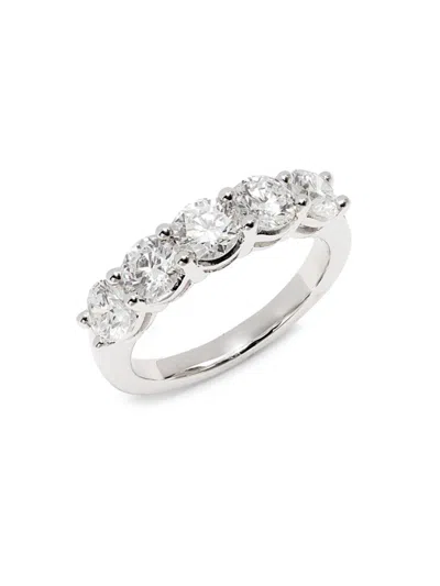 Saks Fifth Avenue Women's 14k White Gold & 1.95 Tcw Lab Grown Diamond Ring