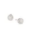 Saks Fifth Avenue Women's 14k White Gold & 1tcw Lab-grown Diamond Stud Earrings