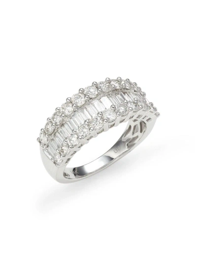 Saks Fifth Avenue Women's 14k White Gold & 2 Tcw Diamond Ring