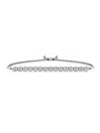 Saks Fifth Avenue Women's 14k White Gold & 2 Tcw Lab Grown Diamond Bolo Bracelet In White Gold