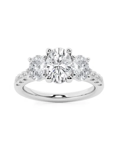 Saks Fifth Avenue Women's 14k White Gold & 2 Tcw Lab Grown Diamond Ring