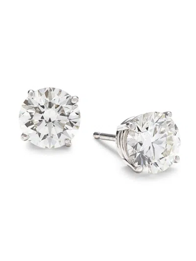 Saks Fifth Avenue Women's 14k White Gold & 2.0 Tcw Lab Grown Diamond Stud Earrings