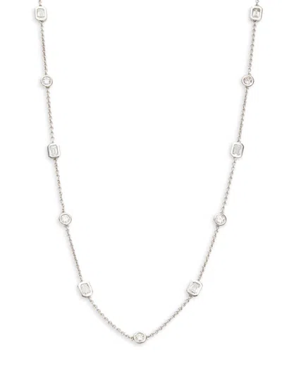 Saks Fifth Avenue Women's 14k White Gold & 2.10 Tcw Lab Grown Diamond Necklace