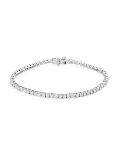 Saks Fifth Avenue Women's 14k White Gold & 3 Tcw Lab Grown Diamond Bracelet