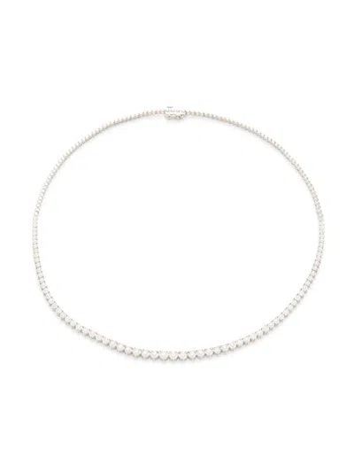 Saks Fifth Avenue Women's 14k White Gold & 3 Tcw Lab Grown Diamond Necklace