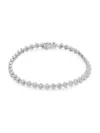 Saks Fifth Avenue Women's 14k White Gold & 4 Tcw Lab Grown Diamond Bracelet In White Gold