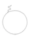 Saks Fifth Avenue Women's 14k White Gold & 4.08 Tcw Diamond Necklace In White Gold