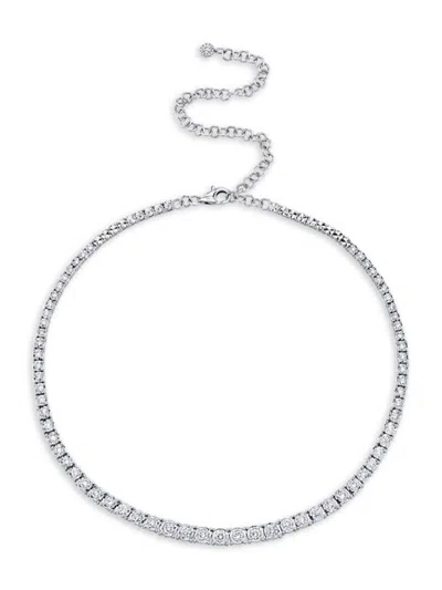 Saks Fifth Avenue Women's 14k White Gold & 4.39 Tcw Diamond Necklace