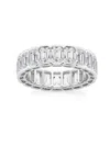 Saks Fifth Avenue Women's 14k White Gold & 4.4 Tcw Diamond Ring In Metallic