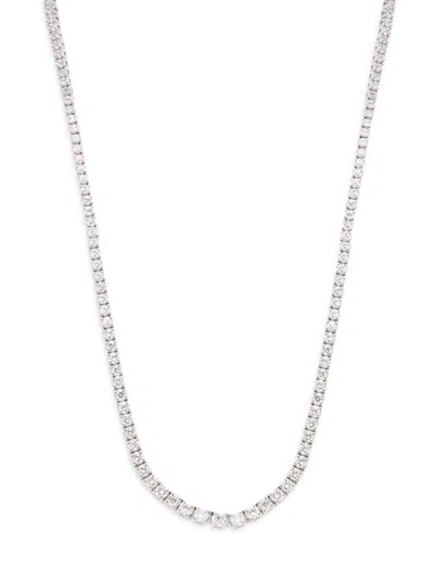 Saks Fifth Avenue Women's 14k White Gold & 4.95 Tcw Lab Grown Tennis Necklace