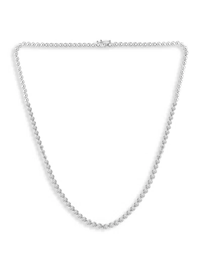 Saks Fifth Avenue Women's 14k White Gold & 5 Tcw Diamond Necklace/18"