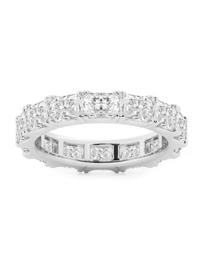 Saks Fifth Avenue Women's 14k White Gold & 5 Tcw Lab Grown Diamond Band Ring In Metallic