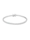 SAKS FIFTH AVENUE WOMEN'S 14K WHITE GOLD & 5 TCW LAB GROWN DIAMOND BRACELET