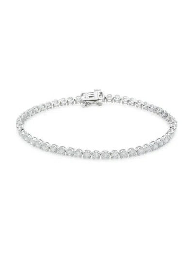 Saks Fifth Avenue Women's 14k White Gold & 5 Tcw Lab Grown Diamond Bracelet