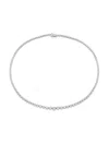 Saks Fifth Avenue Women's 14k White Gold & 5 Tcw Lab Grown Diamond Tennis Necklace In White Gold
