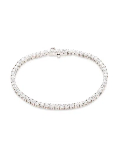 Saks Fifth Avenue Women's 14k White Gold & 5.95 Tcw Lab Grown Diamond Bracelet