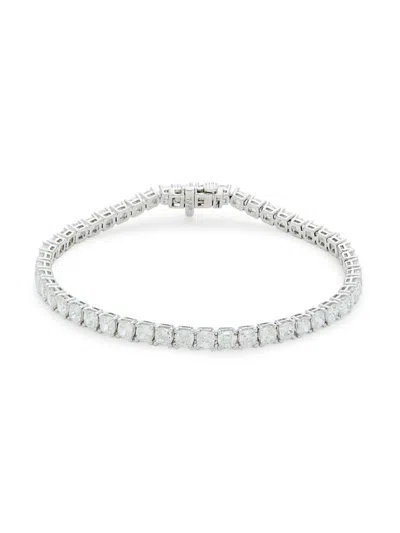 Saks Fifth Avenue Women's 14k White Gold & 9.50 Tcw Lab Grown Diamond Bracelet