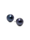 Saks Fifth Avenue Women's 14k White Gold & Freshwater Pearl Stud Earrings In White Gold