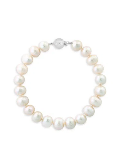 Saks Fifth Avenue Women's 14k White Gold & Freshwater Pearl Bracelet