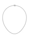 Saks Fifth Avenue Women's 14k White Gold & Lab-grown Diamond Tennis Necklace/5.00-20.00 Tcw In 15 Ctw