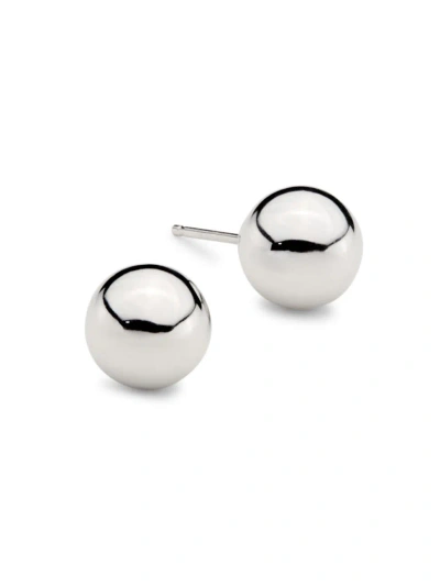 Saks Fifth Avenue Women's 14k White Gold Ball Stud Earrings