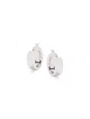 Saks Fifth Avenue Women's 14k White Gold Huggie Earrings In White Gold