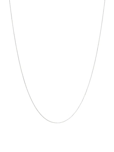 Saks Fifth Avenue Women's 14k White Gold Flat Cable Chain Necklace