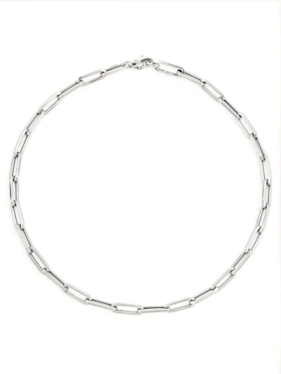 Saks Fifth Avenue Women's 14k White Gold Paper Clip Chain Necklace/18"
