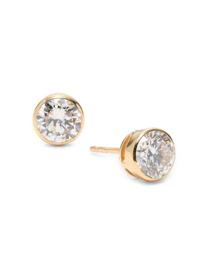 Saks Fifth Avenue Women's 14k Yellow Gold 1.5 Tcw Lab-grown Diamond Bezel Stud Earrings