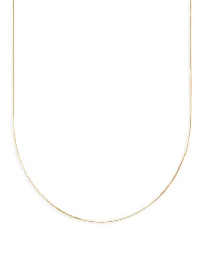 Saks Fifth Avenue Women's 14k Yellow Gold 20" Snake Chain Necklace