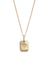 SAKS FIFTH AVENUE WOMEN'S 14K YELLOW GOLD & 0.02 TCW DIAMOND PENDANT NECKLACE