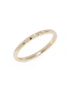 Saks Fifth Avenue Women's Private Label 14k Yellow Gold & 0.03 Tcw Diamond Ring In Gold
