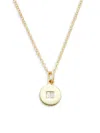 Saks Fifth Avenue Women's 14k Yellow Gold & 0.04 Tcw Diamond Pendant Necklace/18" In Yellow Gold