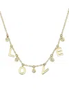 Saks Fifth Avenue Women's 14k Yellow Gold & 0.06 Tcw Diamond Letter Charm Necklace In Yellow Gold