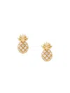 Saks Fifth Avenue Women's 14k Yellow Gold & 0.07 Tcw Diamond Pineapple Stud Earrings In Yellow Gold