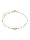 Saks Fifth Avenue Women's 14k Yellow Gold & 0.08 Tcw Diamond Eye Bracelet In Yellow Gold