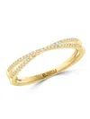 Saks Fifth Avenue Women's 14k Yellow Gold & 0.08 Tcw Diamond Ring In Yellow Gold