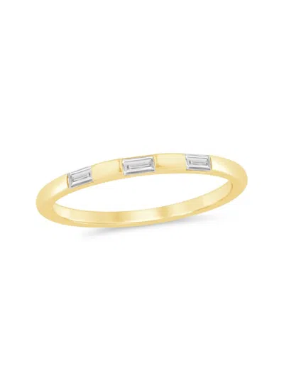 Saks Fifth Avenue Women's 14k Yellow Gold & 0.14 Tcw Diamond Band Ring