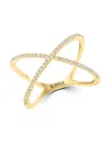Saks Fifth Avenue Women's 14k Yellow Gold & 0.14 Tcw Diamond Ring In Yellow Gold