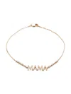Saks Fifth Avenue Women's 14k Yellow Gold & 0.25 Tcw Diamond Mama Bracelet In Yellow Gold