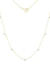 Saks Fifth Avenue Women's 14k Yellow Gold & 0.25 Tcw Diamond Necklace In Yellow Gold