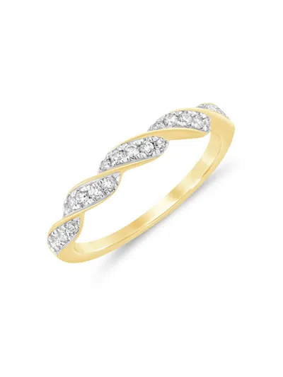 Saks Fifth Avenue Women's 14k Yellow Gold & 0.25 Tcw Diamond Ring
