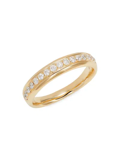 Saks Fifth Avenue Women's 14k Yellow Gold & 0.35 Tcw Diamond Ring