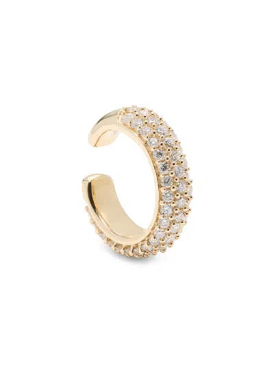 Saks Fifth Avenue Women's 14k Yellow Gold & 0.45 Tcw Lab Grown Diamond Ear Cuff