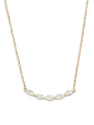 Saks Fifth Avenue Women's 14k Yellow Gold & 0.45 Tcw Lab Grown Diamond Necklace