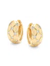 SAKS FIFTH AVENUE WOMEN'S 14K YELLOW GOLD & 0.5 TCW DIAMOND HUGGIE EARRINGS
