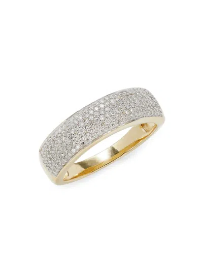 Saks Fifth Avenue Women's 14k Yellow Gold & 0.5 Tcw Diamond Ring